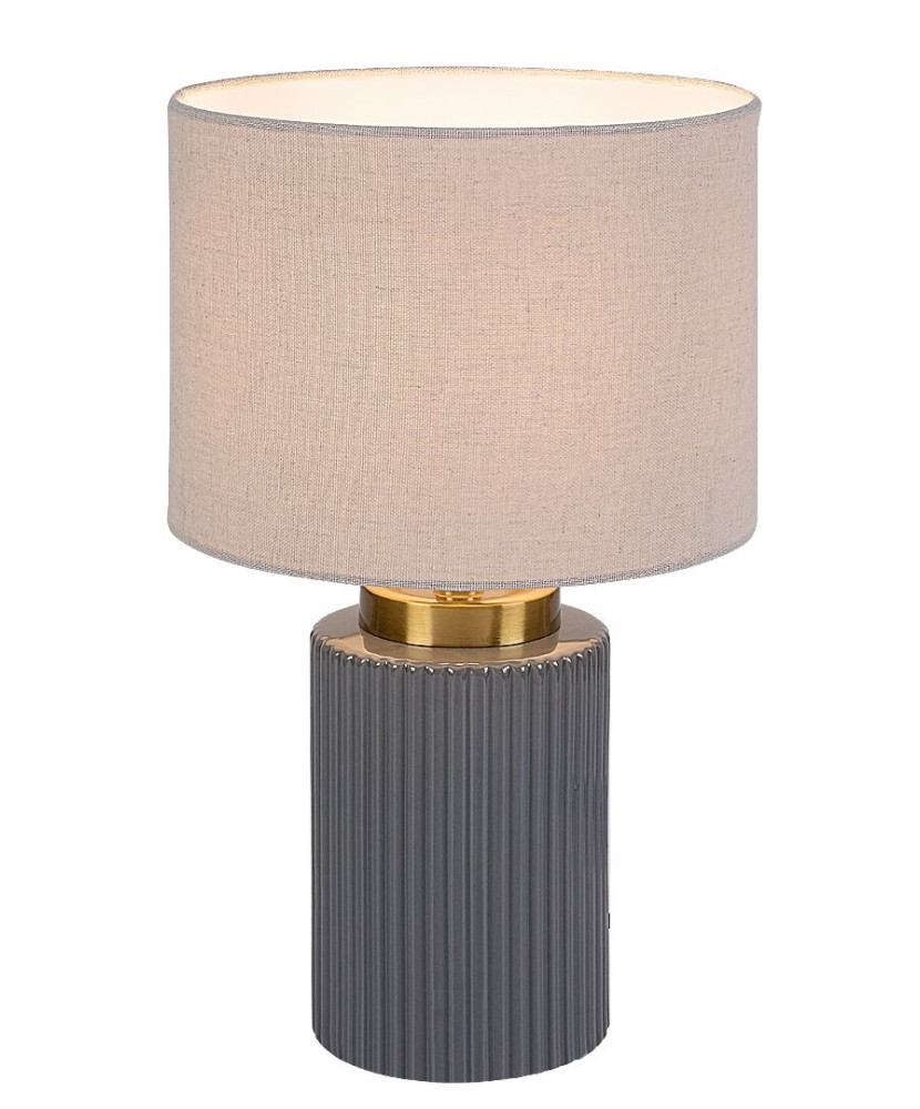 Stolová lampa RABALUX 74045 Glovy E14 1x 40W,šedá,biela