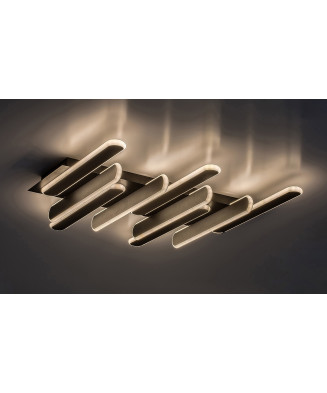 Stropné svietidlo Rabalux 71049 SINDRI,LED 46W 2500lm 3000-4000K čierna, biela