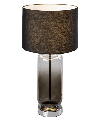 Stolná lampa Rabalux 74049 Rien E27 1x 60W,šedá,dymové sklo