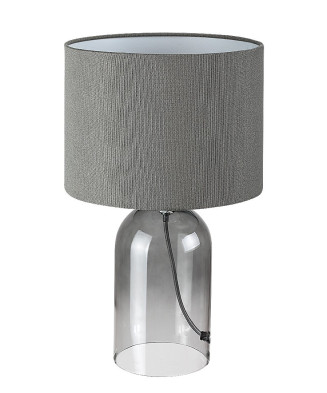 Stolná lampa Rabalux 74047 Luxin E14 1x40W,šedá,dymové sklo