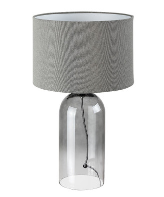 Stolná lampa Rabalux 74048 Luxin E14 1x40W šedá,dymové sklo
