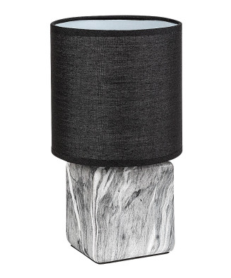 Stolná lampa Rabalux 74068 Nalisa 1xE14, max.40W,čierna,mramorový efekt