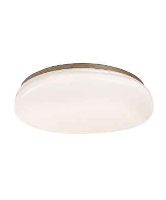 Stropné svietidlo RABALUX 75053 Caliope LED 24W,2400,1700lm 4000K IP44 zlatá, biela