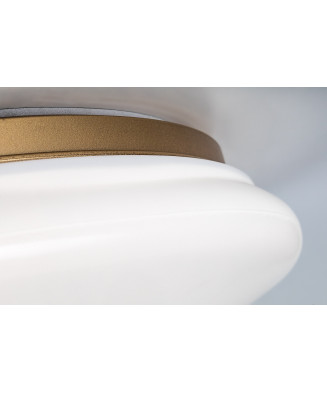 Stropné svietidlo RABALUX 75053 Caliope LED 24W,2400,1700lm 4000K IP44 zlatá, biela