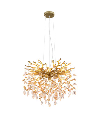 Svietidlo závesné  krištáľové GLOBO 64138H1G QUEENA