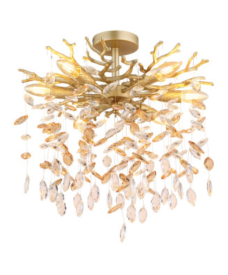 Svietidlo stropné krištáľové GLOBO 64138DG QUEENA