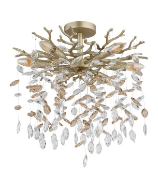 Svietidlo stropné krištáľové GLOBO 64138DG QUEENA