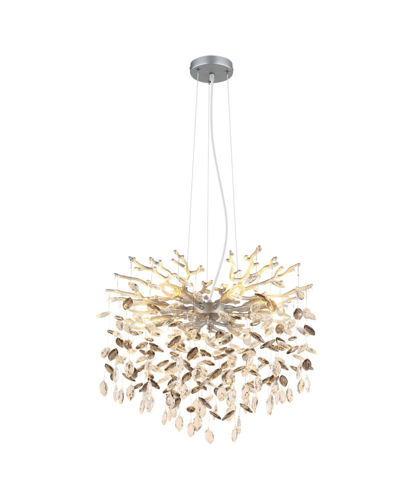 Svietidlo závesné  krištáľové GLOBO 64138H1S QUEENA