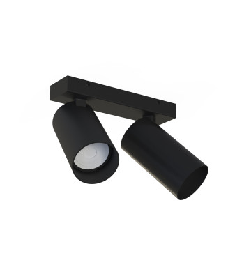 Nástenné svietidlo Nowodvorski MONO II BLACK 7841 2xGU10 10W 230V čierne