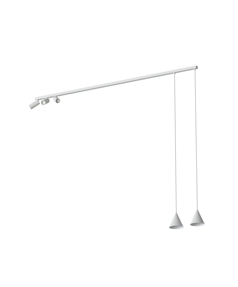 Závesné svietidlo Nowodvorski FOURTY 11446 3xGU10 R35 ,2xGU10 R50 biela