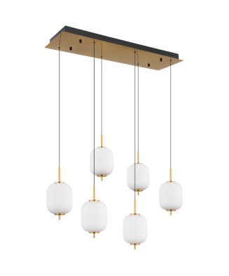 Závesné svietidlo GLOBO 15217-6 EWALD LED 40W 230V, zdroj 4650lm, výstup 2176lm, 3000K