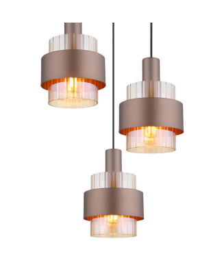 Závesné svietidlo GLOBO 15560-3HA MILLEY 3xE27, max. 60W 230V