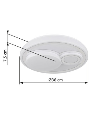 Stropné svietidlo GLOBO 48473 RUIZ LED 24W