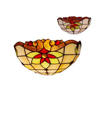 Nástenné svietidlo Prezent TIFFANY 222 E14 1x MAX 40W