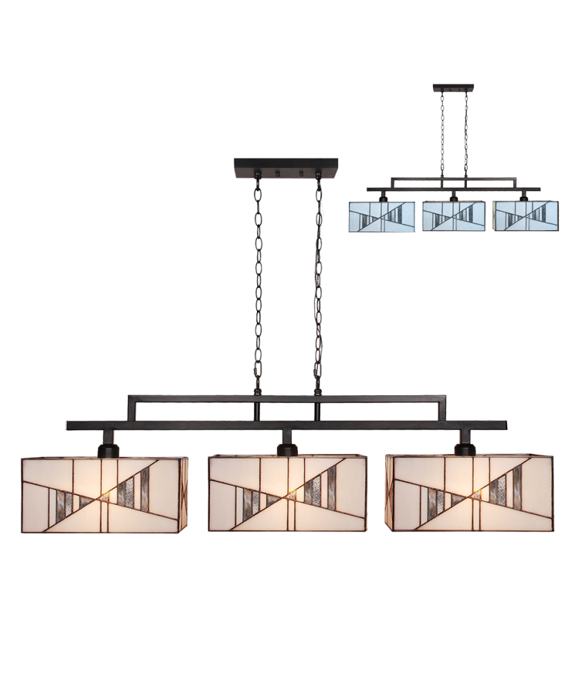 Závesné svietidlo Prezent TIFFANY 216 3xE27 60W