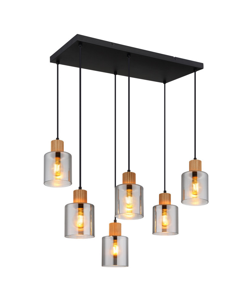 Závesné svietidlo GLOBO 15768-6 ALEIDIS 6xE27 25W 230V