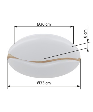 Stropné svietidlo GLOBO 41790-18 LETICIA LED 24W 230V