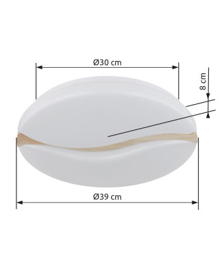 Stropné svietidlo GLOBO 41790-20 LETICIA LED 24W 230V