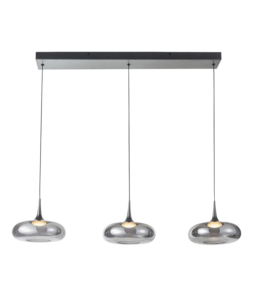 Závesné svietidlo Italux Tenele PND-24028-3B-SILV LED 21W 1300lm 3000K