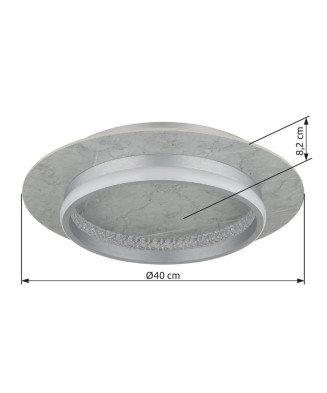 Stropné svietidlo GLOBO 62000102 MARY LED 24W CCT 2700-6500K