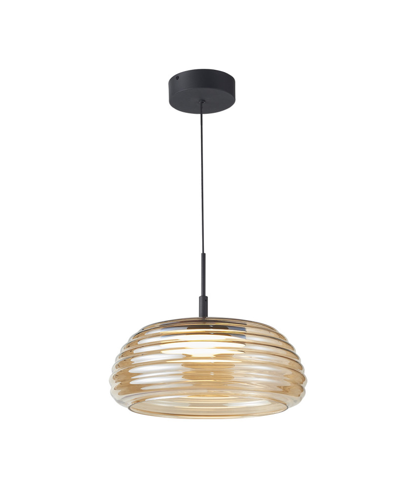 Závesné svietidlo Italux Loculi PND-24040-BK-AMB LED 20W