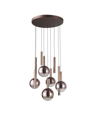 Italux Camino PND-24038-9A-COPP,závesné svietidlo LED 54W 3000K 2112lm