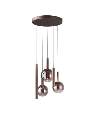 Závesné svietidlo Italux Camino PND-24038-5A-COPP LED 30W 3000K 2136lm