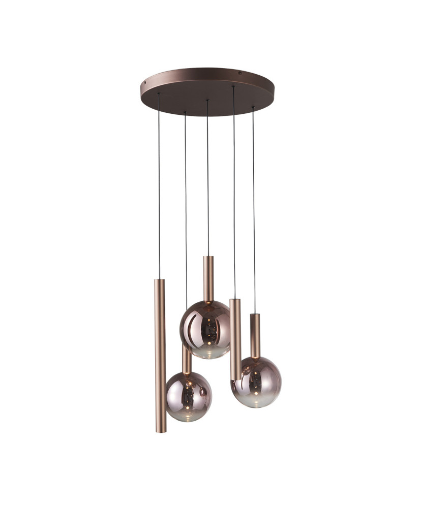 Závesné svietidlo Italux Camino PND-24038-5A-COPP LED 30W 3000K 2136lm