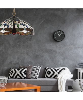 PREZENT TIFFANY 1708 závesná vitrážová lampa 2xE27/60W