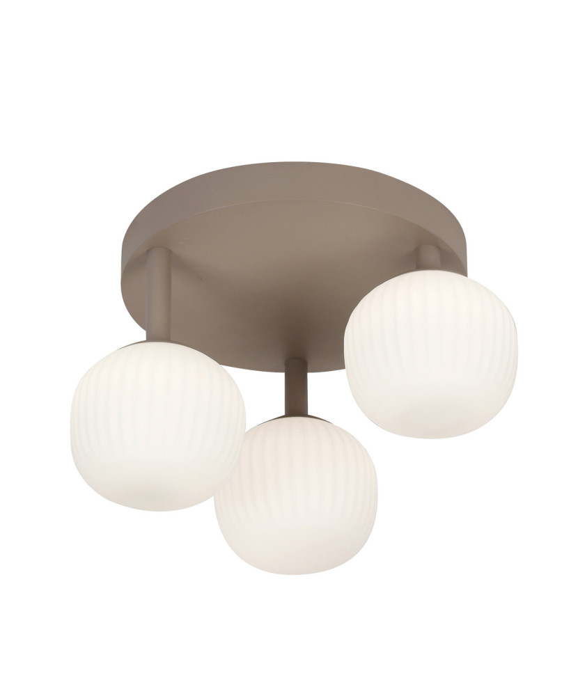 Stropné svietidlo Italux Montes PLF-02217-3-BRO LED 18W 2200lm