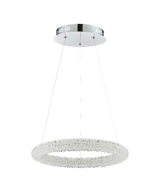 LUXERA ALMEDA 64391 závesné svietidlo,krištáľový luster LED 24W