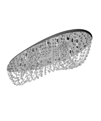 LUXERA ELIPTHON 69046 stropné krištáľové svietidlo 8xG9 230V