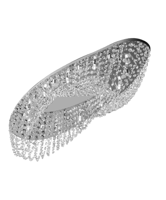 LUXERA ELIPTHON 69047 stropné krištáľové svietidlo 10xG9 230V