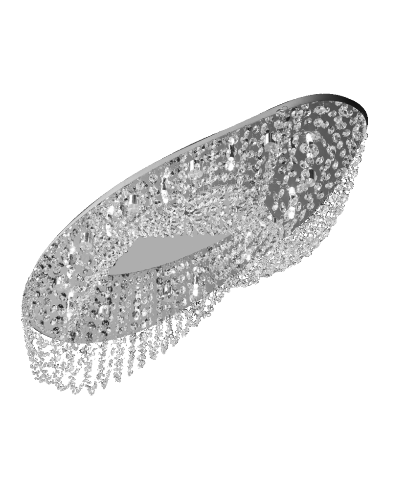 LUXERA ELIPTHON 69047 stropné krištáľové svietidlo 10xG9 230V