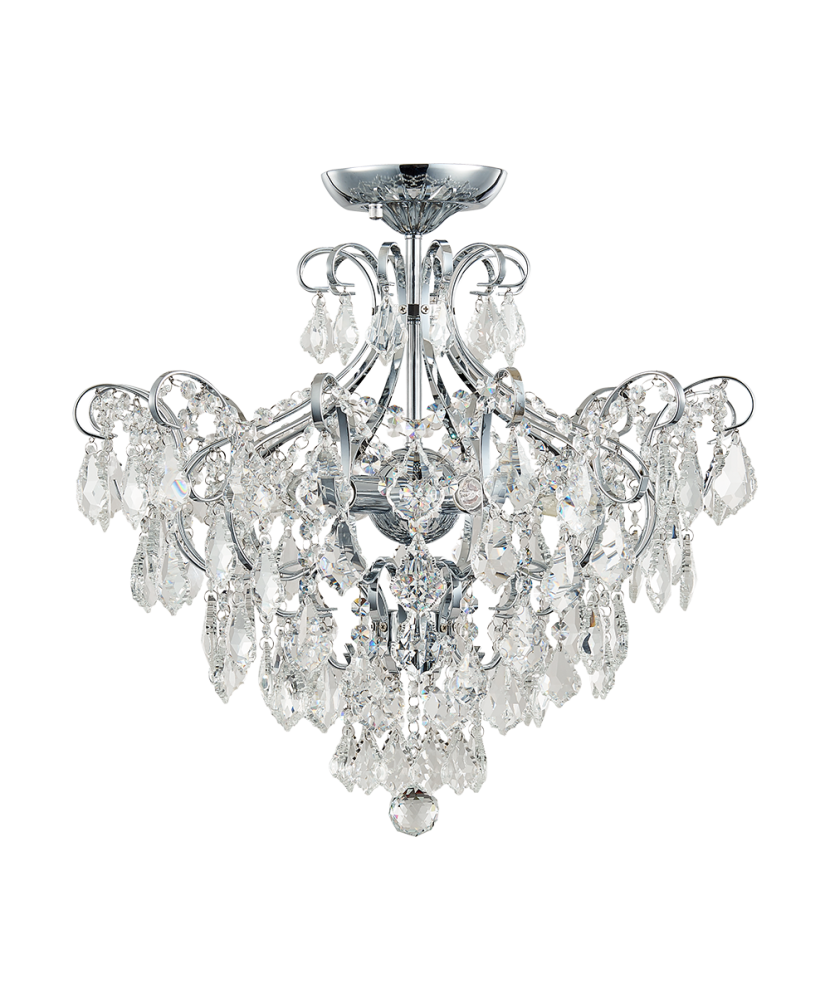 Luxera 33304 GRANADA krištáľové svietidlo 6xE14 40W