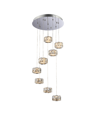 Luxera 62415 KNOX závesné krištáľové svietidlo