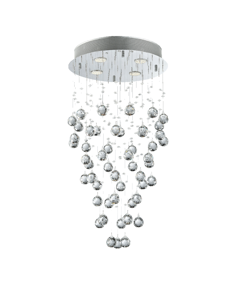 LUXERA NORR 62411 krištáľové svietidlo 4xGU10