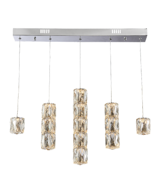 Luxera 62403 POLAR závesné krištáľové svietidlo LED 39W