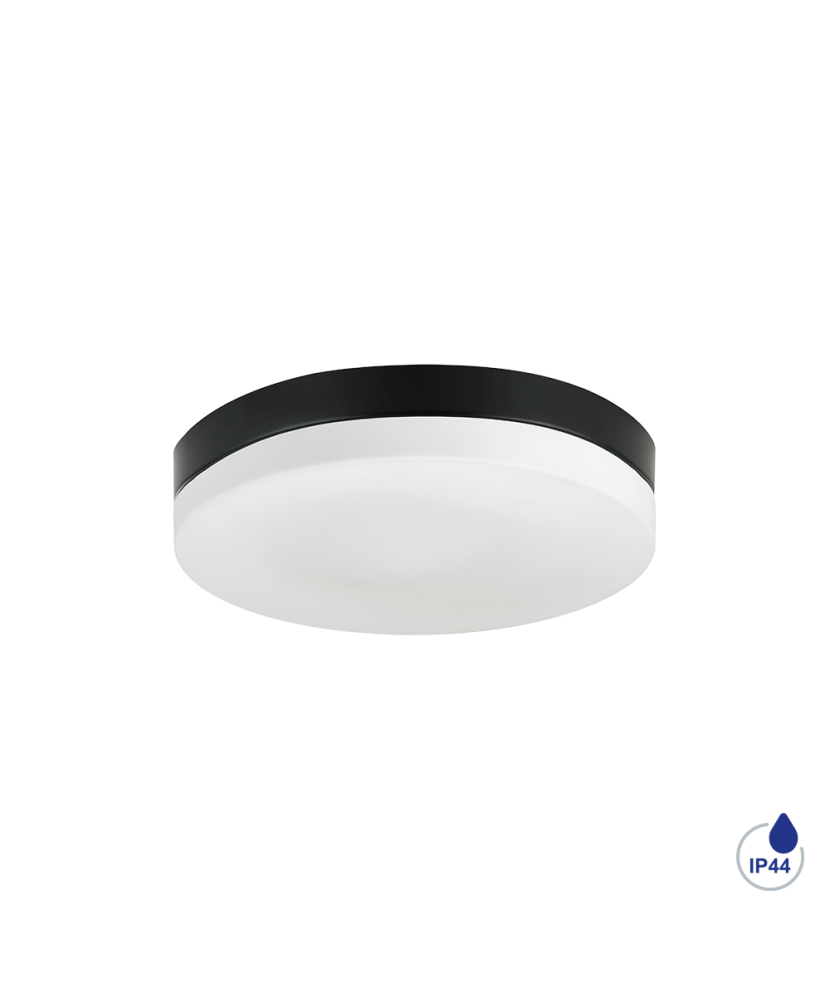 PREZENT PILLS BLACK 67113 IP44 stropné svietidlo 1xE2760W