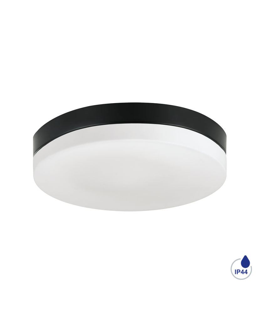 PREZENT PILLS BLACK 67114 IP44 stropné svietidlo 1xE27 60W