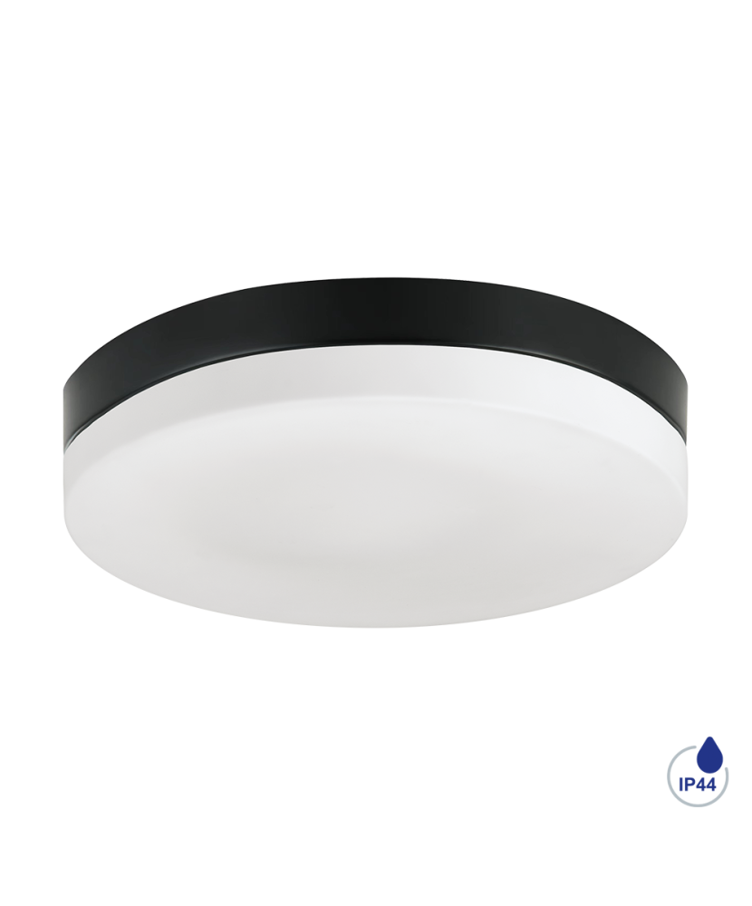 PREZENT PILLS BLACK 67115 IP44 stropné svietidlo 2xE27 60W