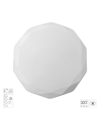 PREZENT IRIDIO 71338 stropné  svietidlo LED 30W 3CCT 2940lm