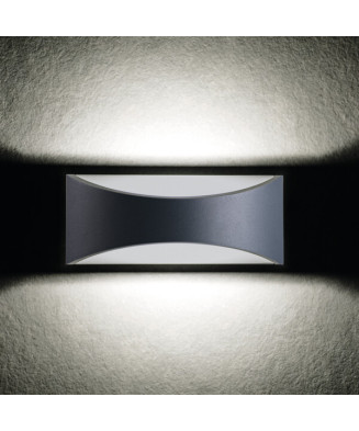 Kanlux 29260 BISO LED EL 8W-GR nástenné vonkajšie svietidlo IP54