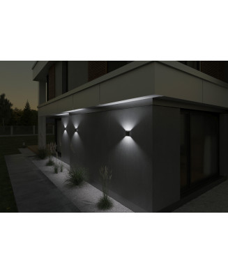 Kanlux 29270 GARTO LED EL 8W-GR nástenné svietidlo IP54 4000K