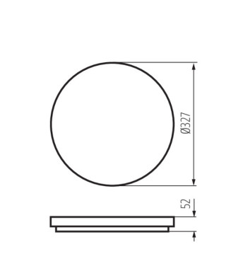 Kanlux 26448 VARSO HI 36W-NW-O stropné svietidlo LED 36W 4000K IP54
