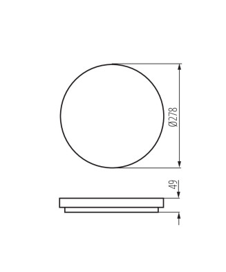 KANLUX 26981 VARSO LED 18W-NW-O-SE stropné svietidlo s mikrovlným senzorom LED 18W IP54