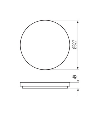 KANLUX 26984 VARSO LED 24W-NW-O-SE stropné svietidlo so senzorom LED 24W IP54