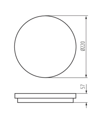 Kanlux 38790 BENO 12-18W CCT-L-SEG stropné vonkajšie svietidlo s mikrovlným senzorom IP65