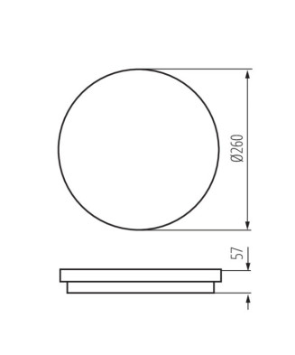 Kanlux 38784 BENO CCT 24-30W CCT-L-SEG stropné svietidlo so senzorom IP65