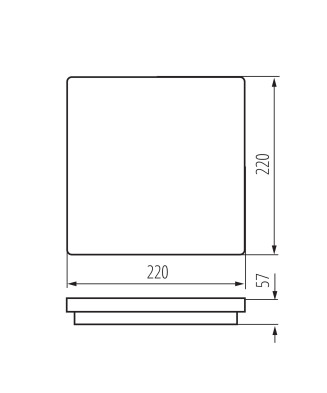Kanlux 38787 BENO 12-18W CCT-L G stropné vonkajšie svietidlo IP65